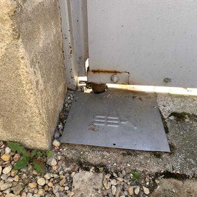 Caisson moteur portail enterré