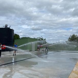 Essai sécurité incendie chantier