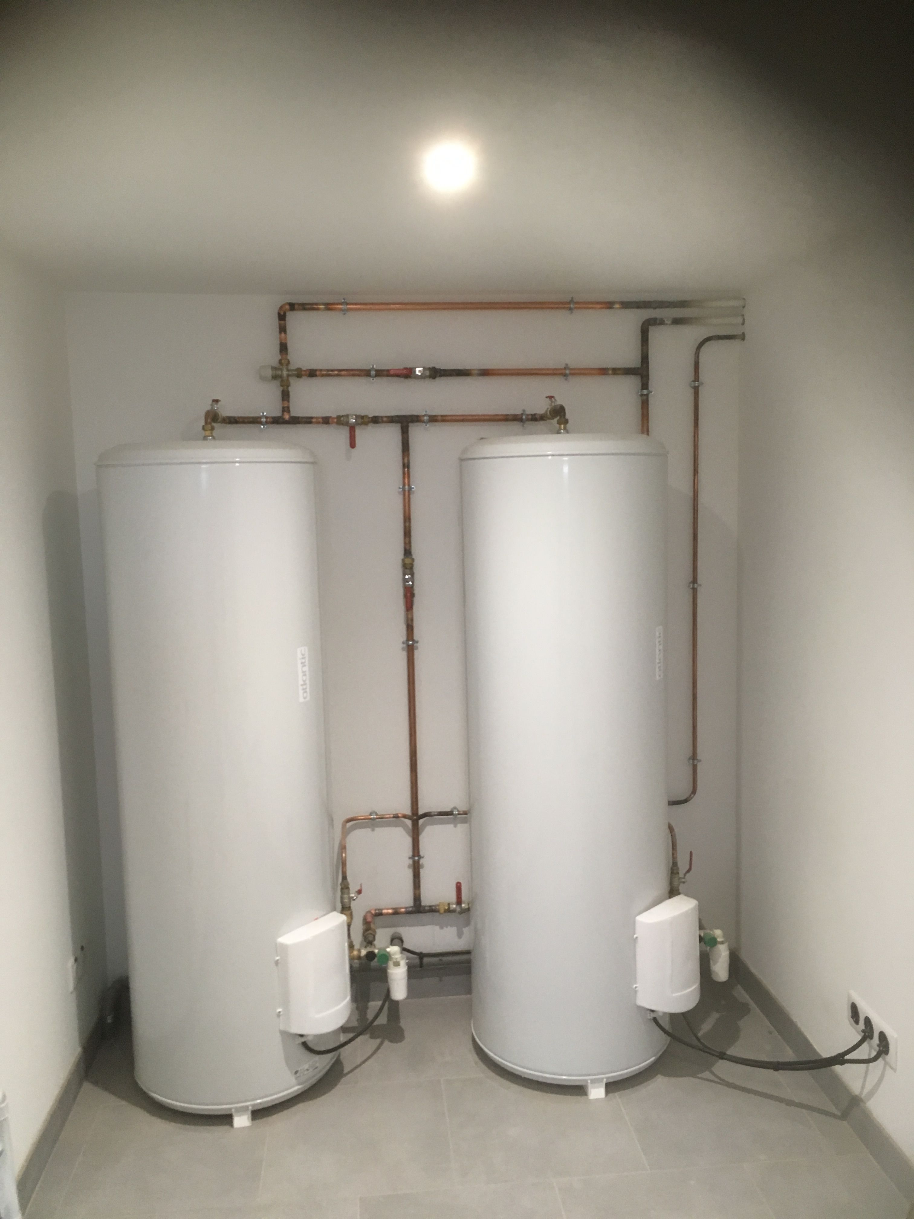 Double chauffe-eau installé