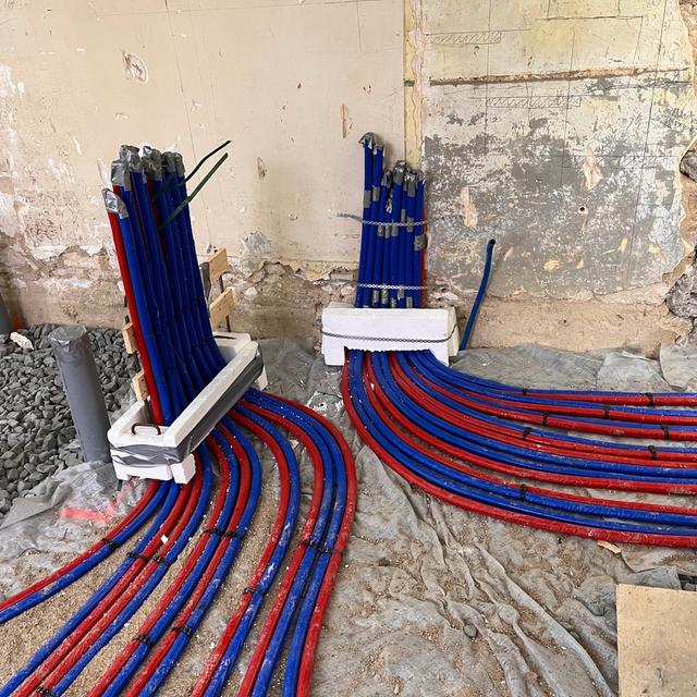 Installation plancher chauffant