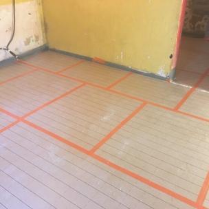 Dalle plancher chauffant