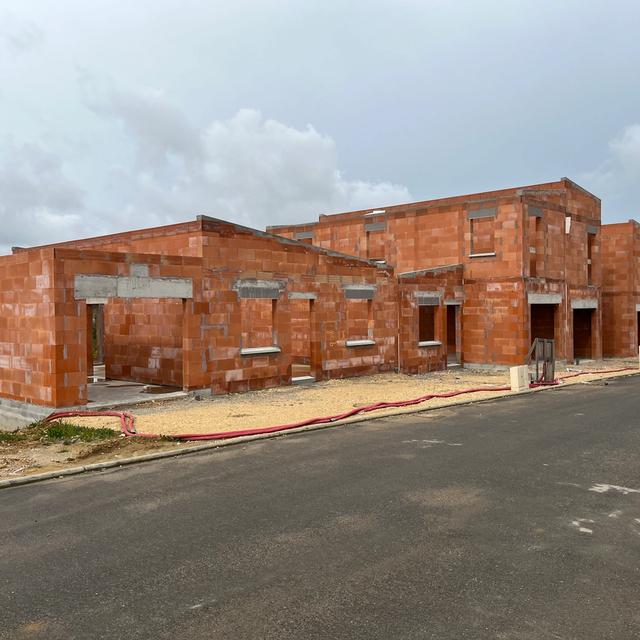 Chantier construction maison neuve