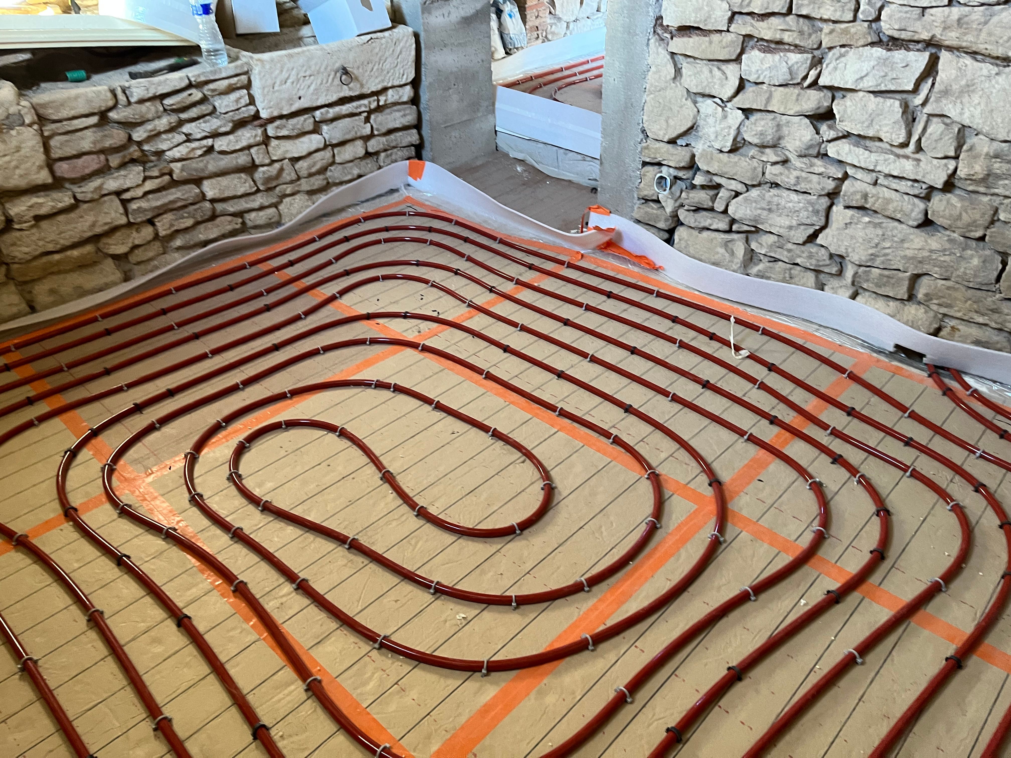 Plancher chauffant rénovation