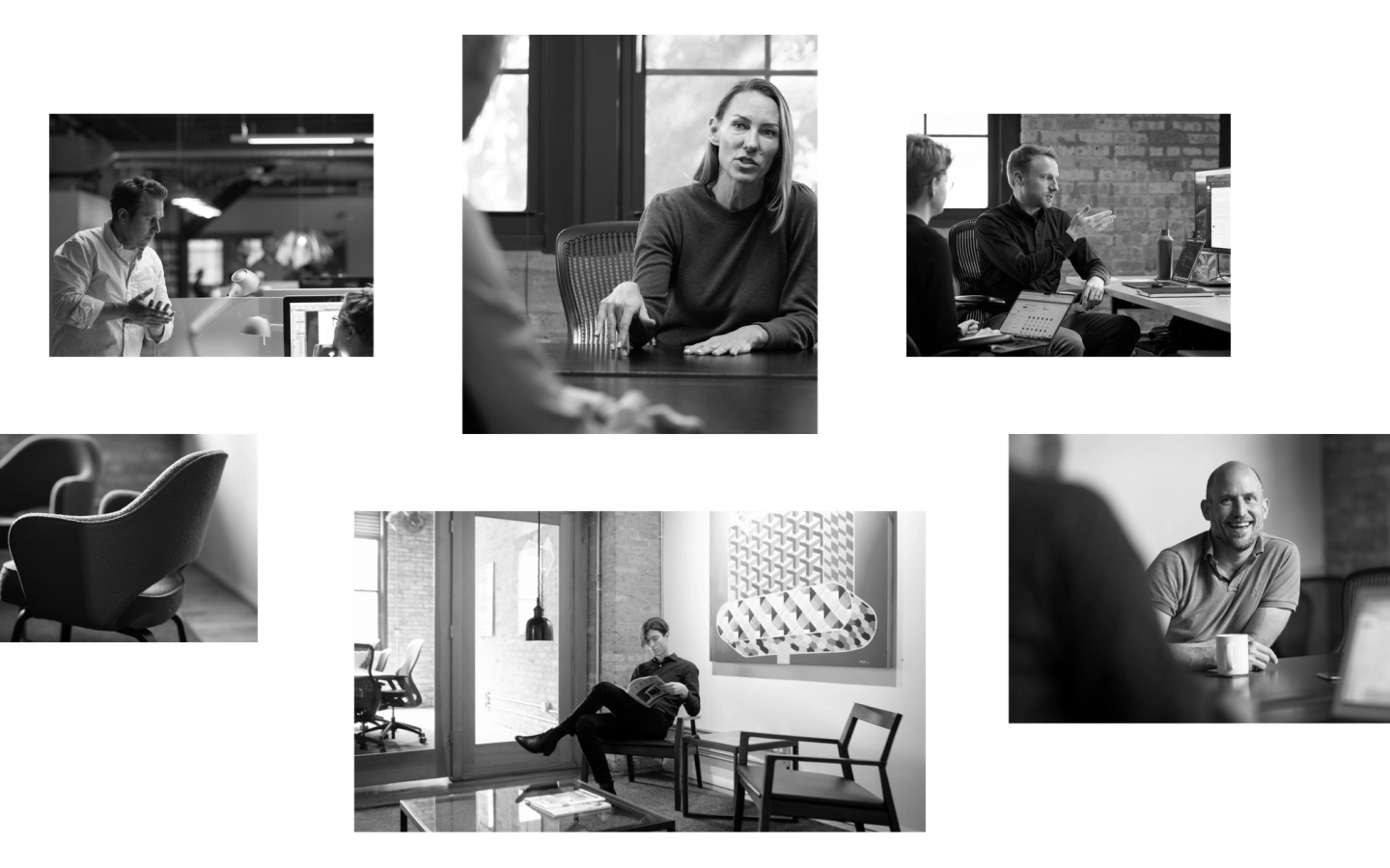 Collage of images showing what it looks like working at fifty thousand feet