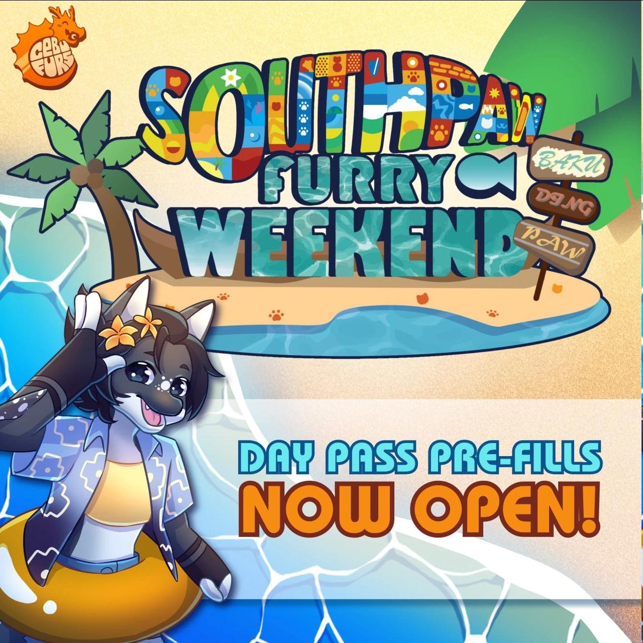 Day Pass Pre-Fills Now Open for Southpaw Furry Weekend 2026!
