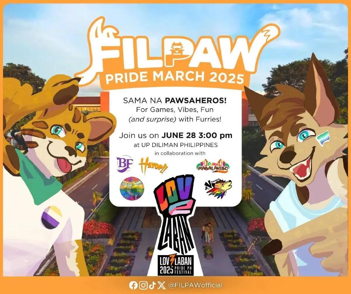 FILPAW Pride March 2025