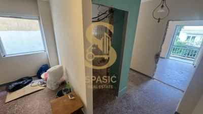 Livingroom, bathroom, kitchen, bedroom apartment 39m2