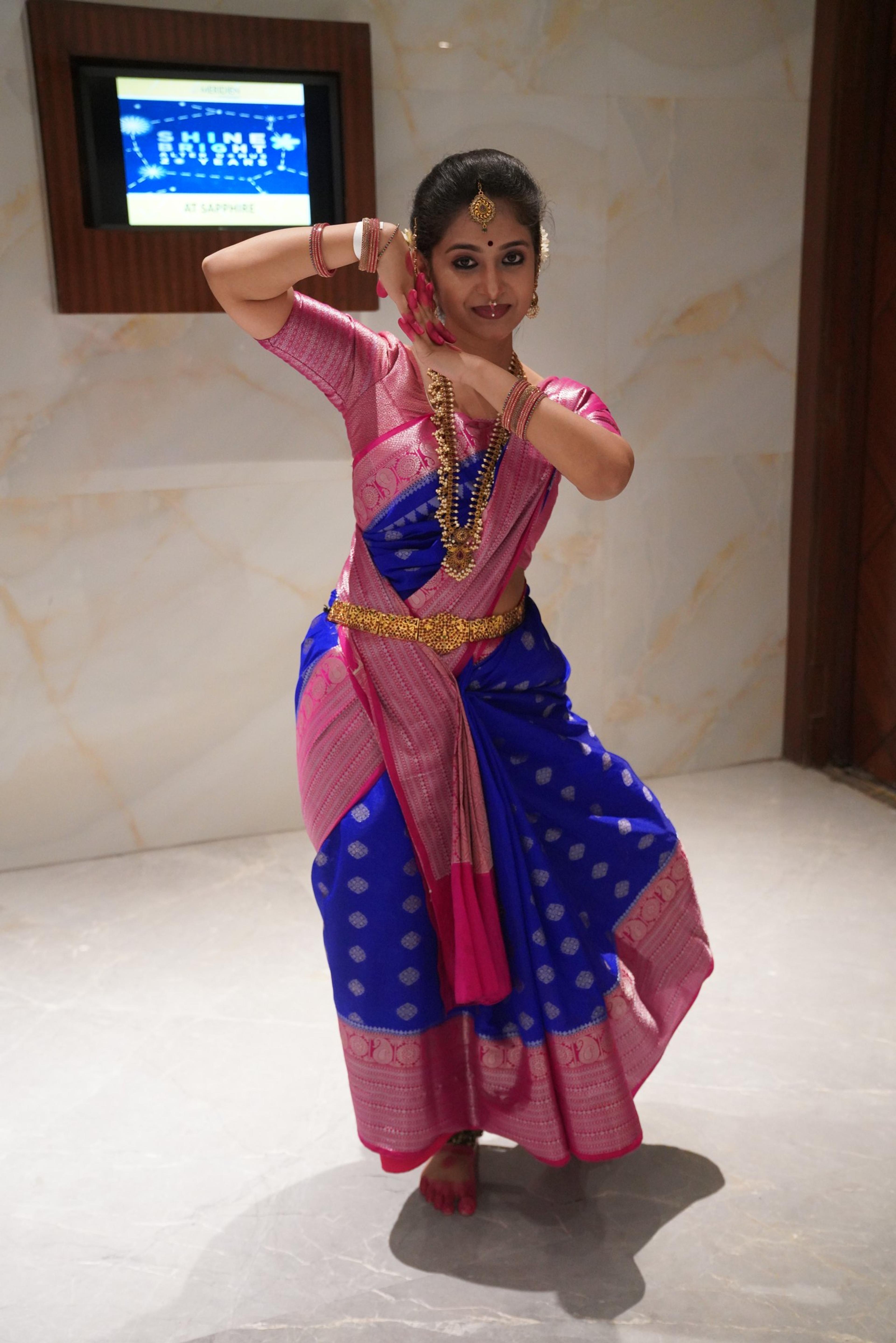 Pavani performing Kuchipudi at Melbourne Diwali