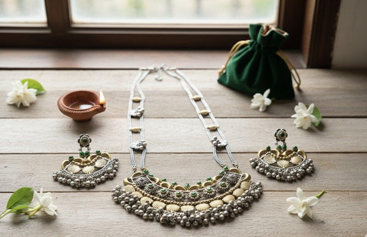 Handmade jewellery set
