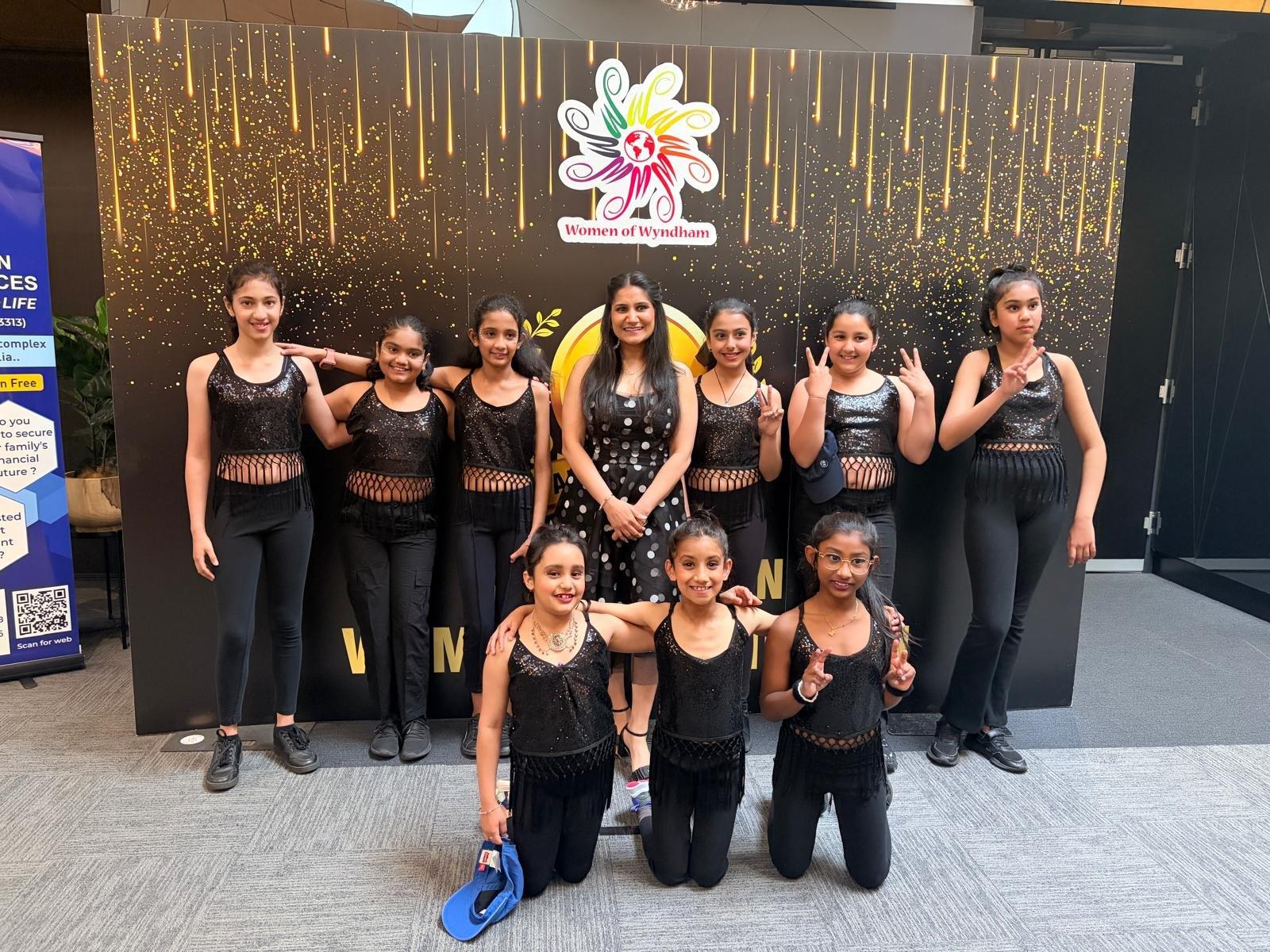 Desi Dance Fusion dancers at Melbourne Diwali