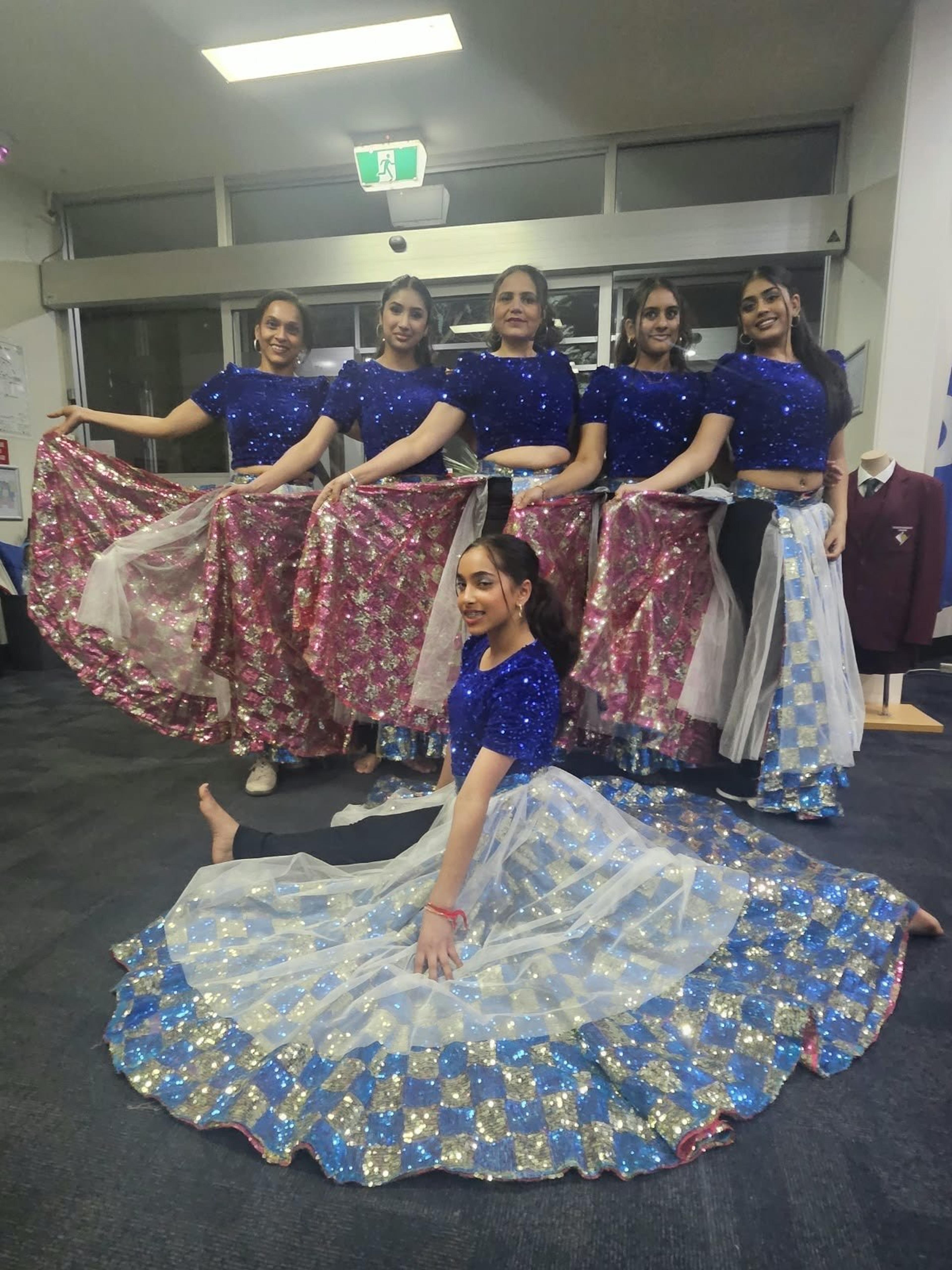 Aries Dazzling Dance Group performing at Melbourne Diwali