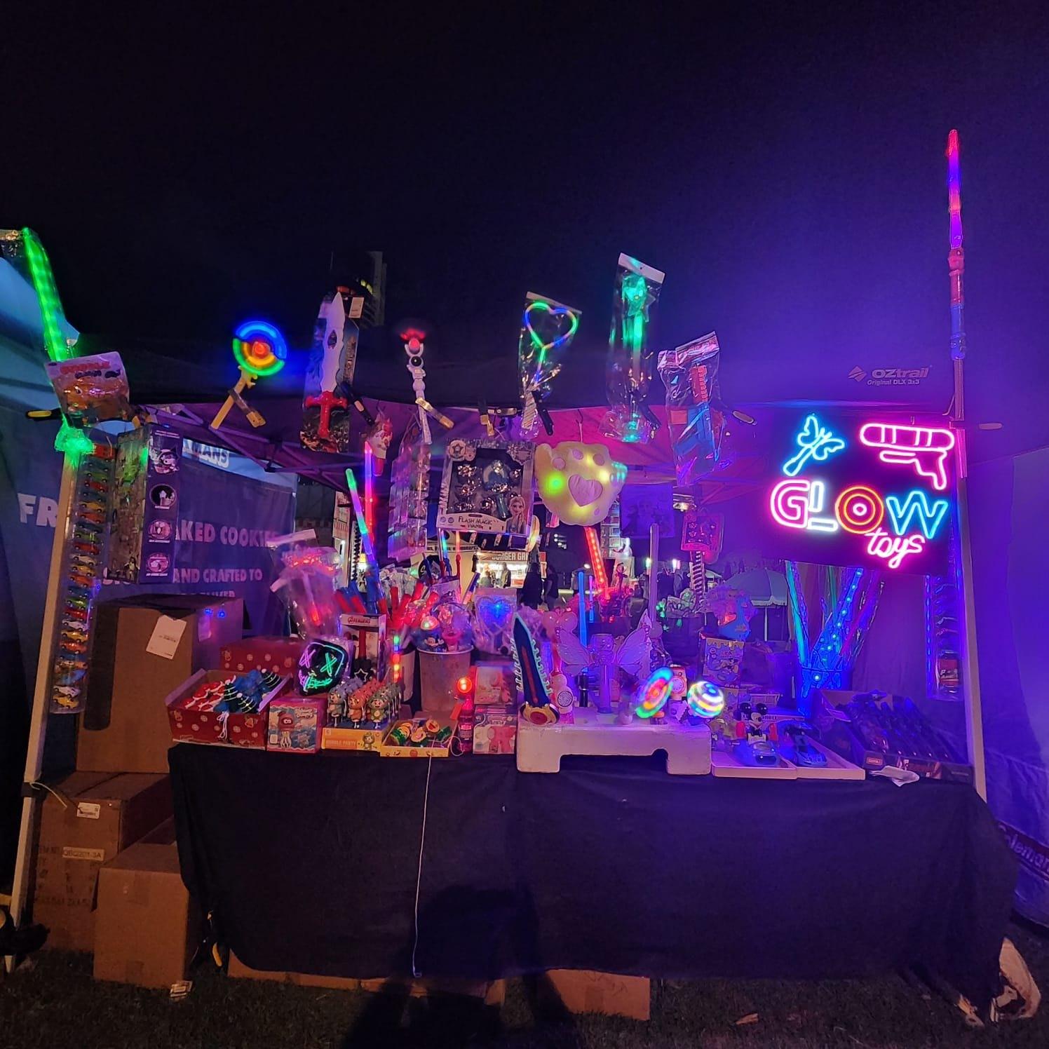 Kids Glow light-up toys on display
