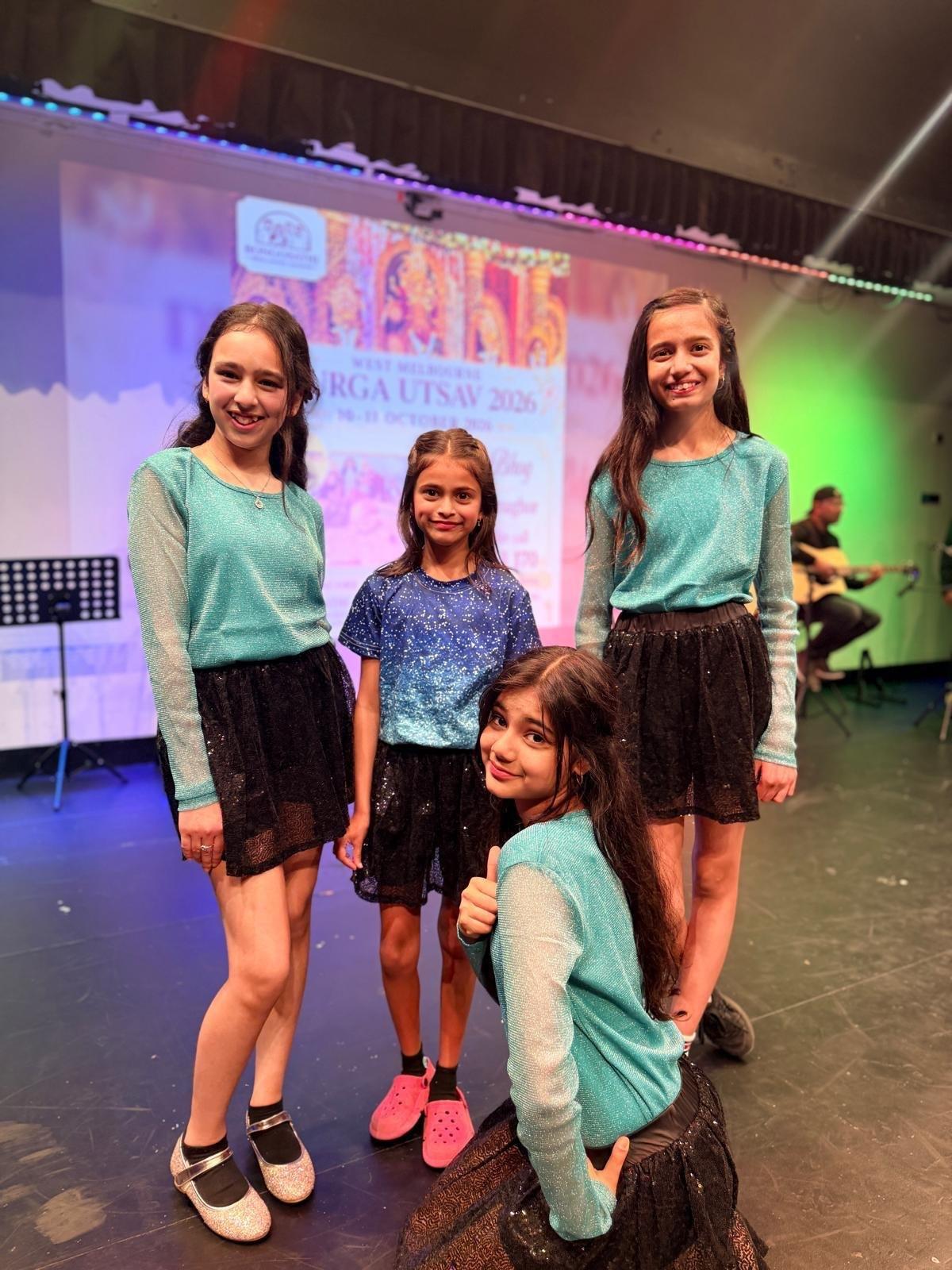 RENS girls performing at Melbourne Diwali
