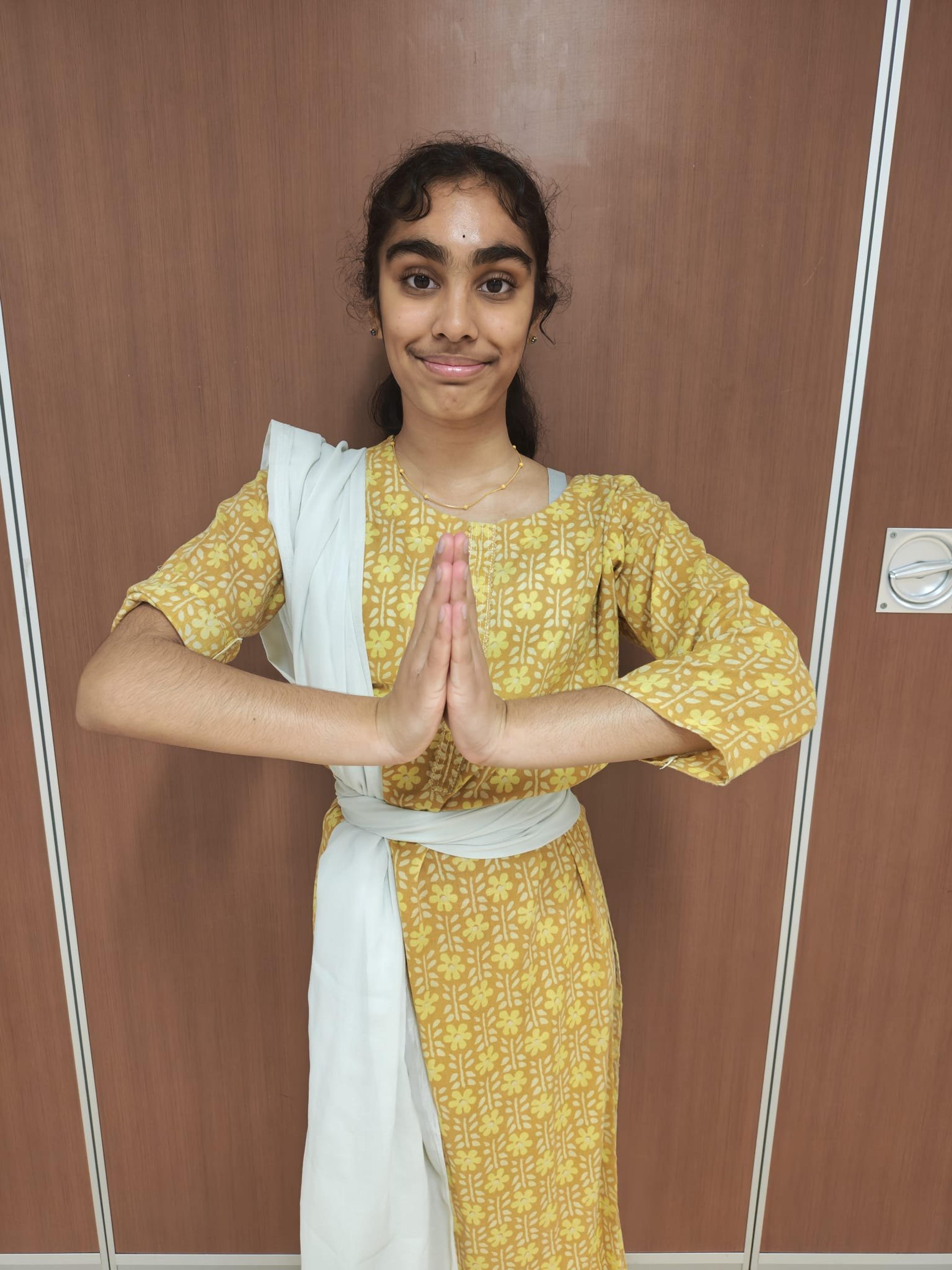 Nagavenkata Akshaya Yeleswarapu, performer at Melbourne Diwali 2026