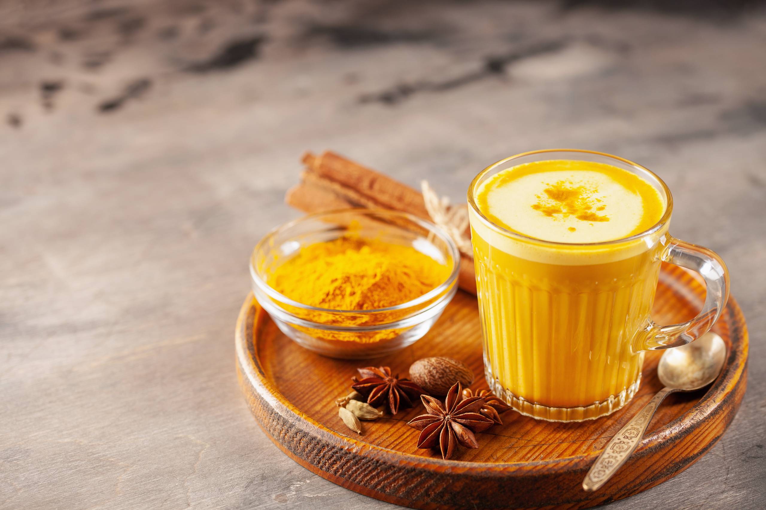 golden milk latte