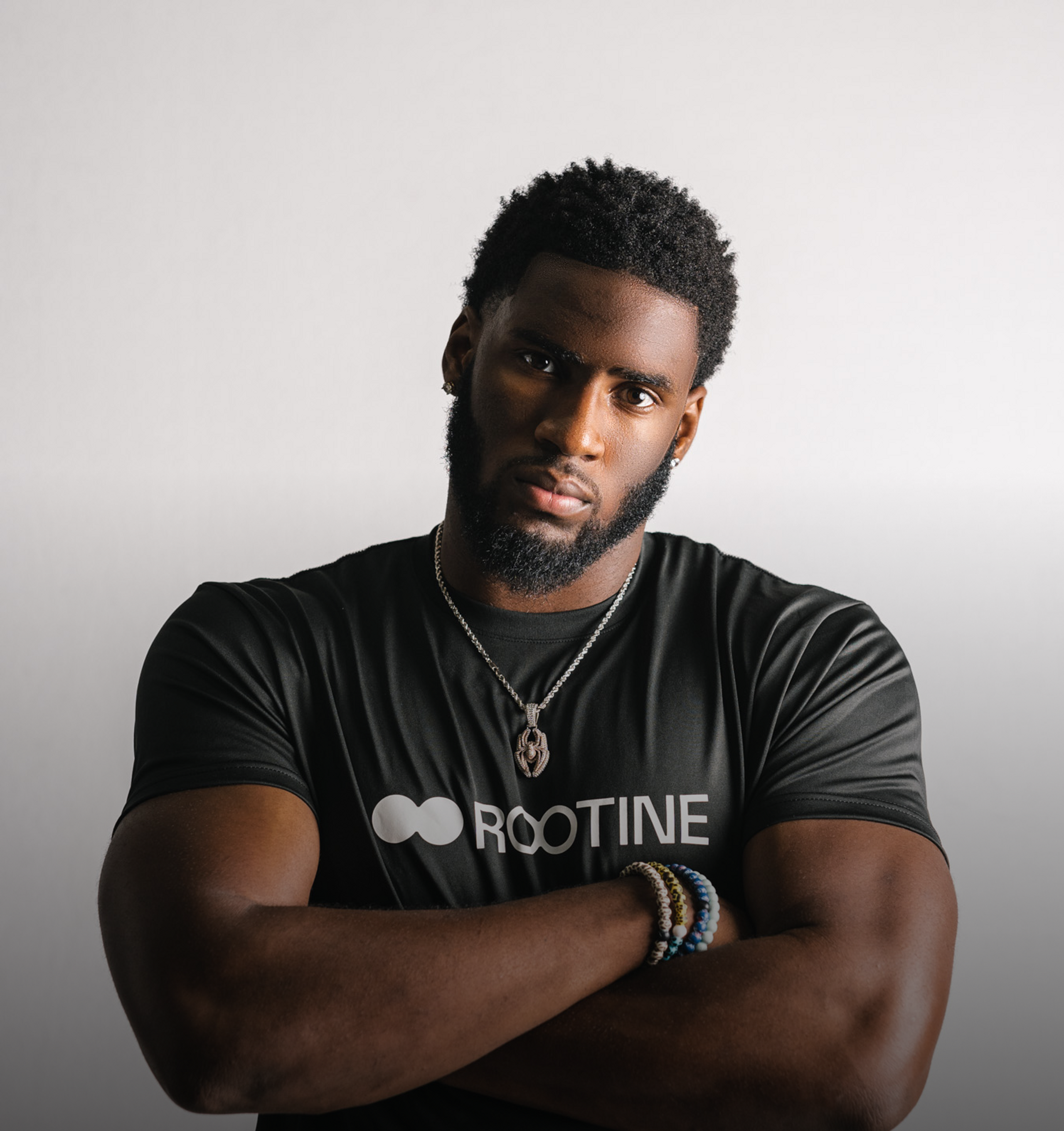 Brian Burns Rootine athlete