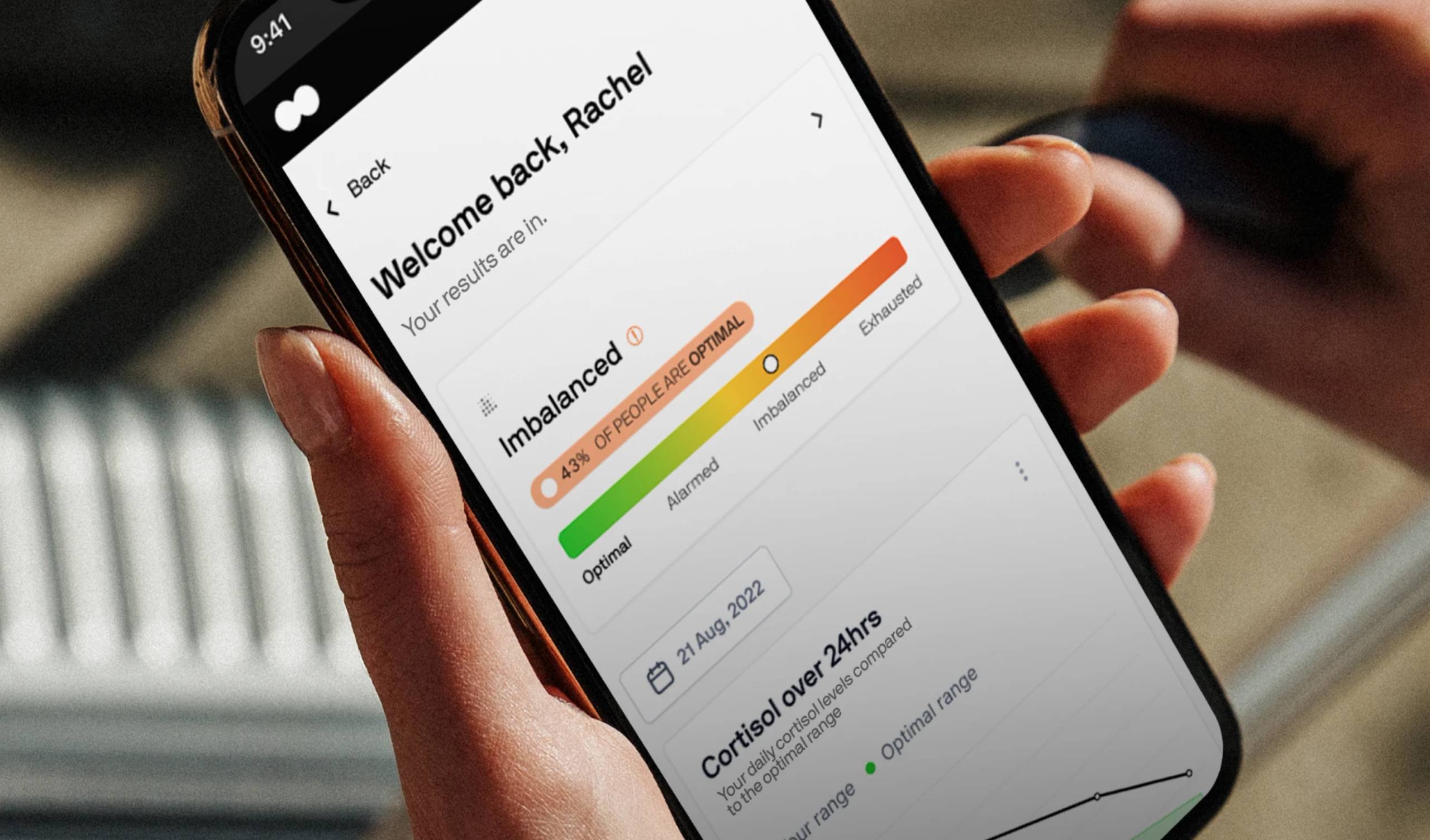 Rootine's Stress Insights Dashboard