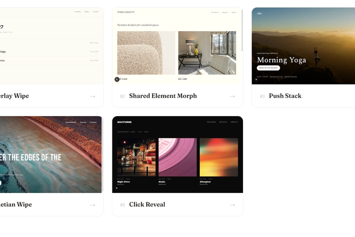 I Keep Collecting Page Transitions. So I'm Building My Own Library.