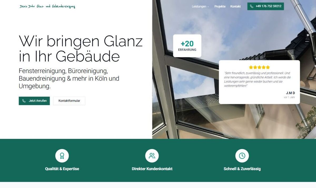 Website & SEO for Local Cleaning Business