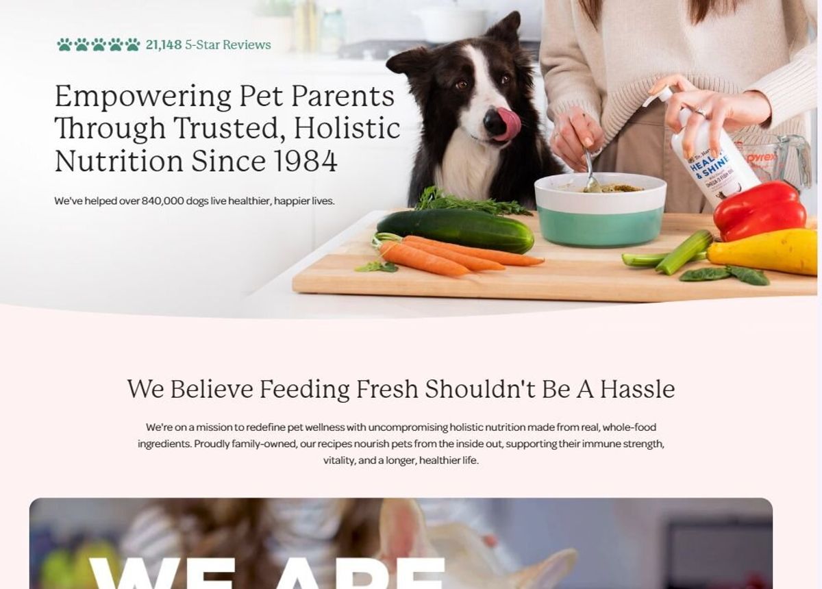 New Web Pages for E-Commerce Brand