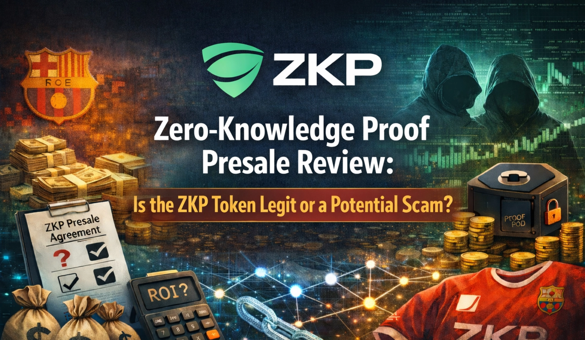 Cover Image for Zero-Knowledge Proof Presale Review: Is the ZKP Token Legit or a Potential Scam