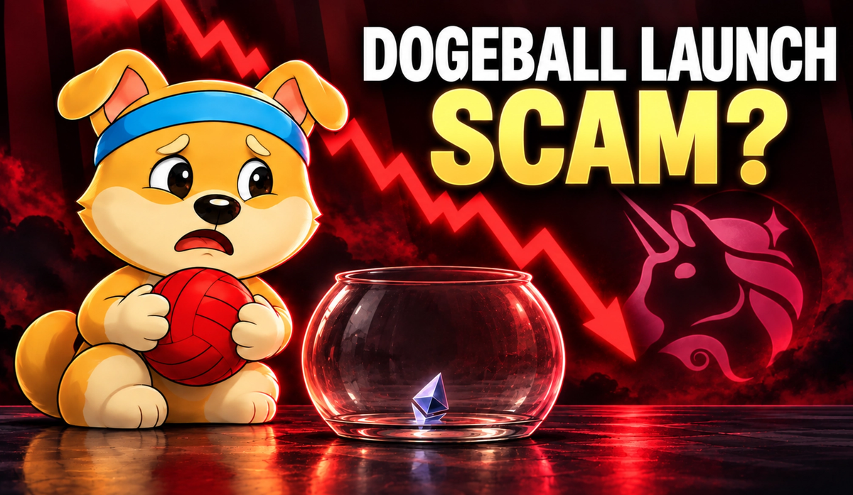 Cover Image for DogeBall Launches DOGEBALL With Less Than $100 in ETH Liquidity, Token Falls 99.8% Below Promised Price