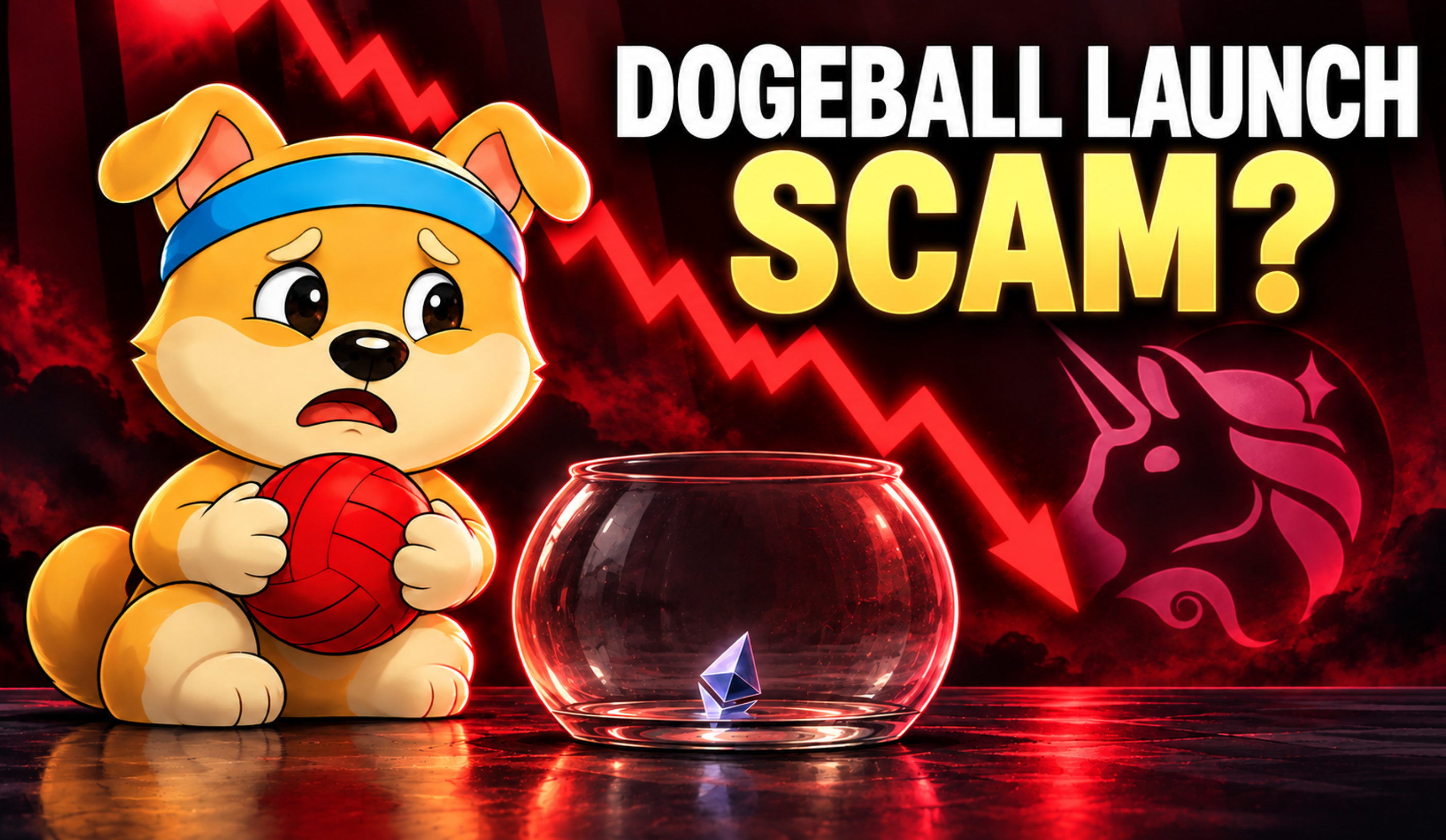Cover Image for DogeBall Launches DOGEBALL With Less Than $100 in ETH Liquidity, Token Falls 99.8% Below Promised Price