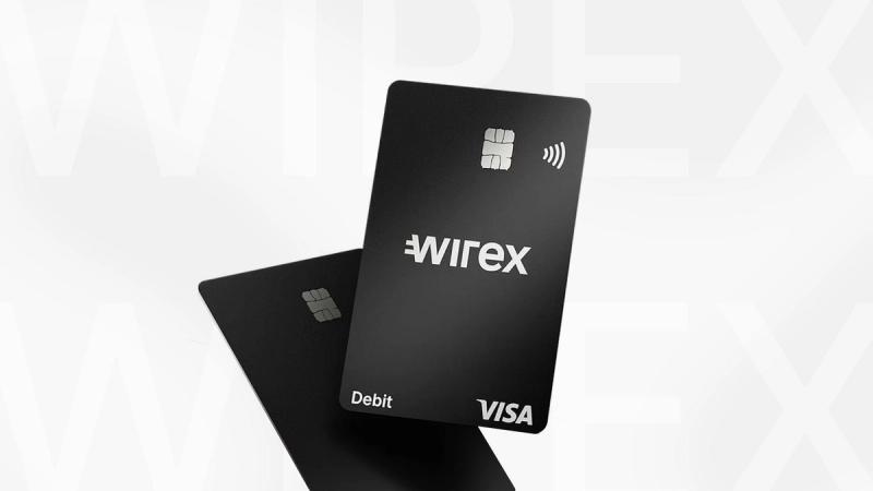 Wirex Visa crypto debit card for spending USDT and USDC, featuring instant crypto-to-fiat payments for freelancers, digital nomads, and remote workers.