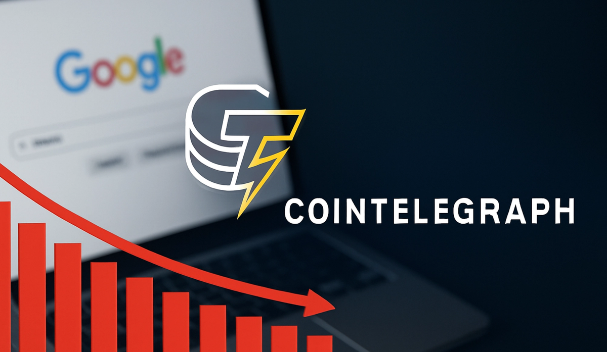 Cover Image for Cointelegraph Traffic Drop and iGaming Section Removal Suggest a Possible Manual Google Penalty