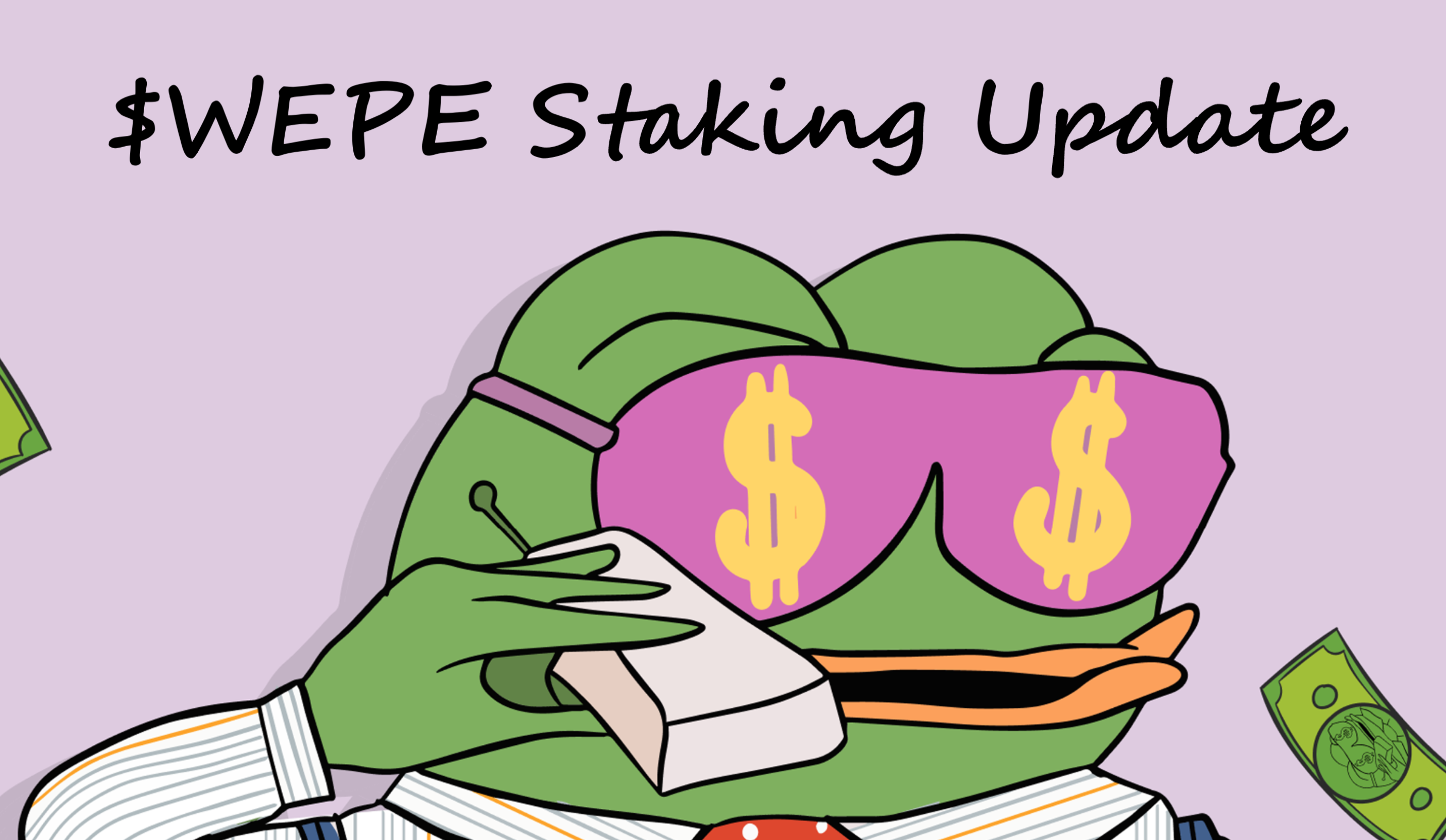Wall Street Pepe Ends $WEPE Coin Staking Rewards After Launch