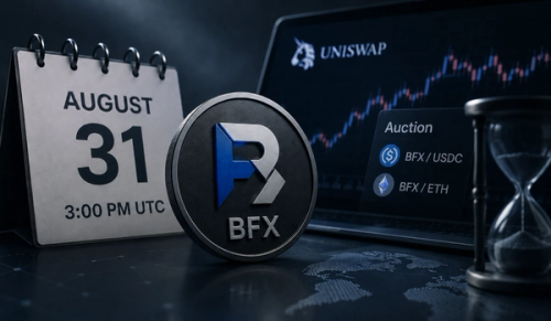 BlockchainFX Starts BFX Uniswap Auctions Instead of August 31 Trading Launch