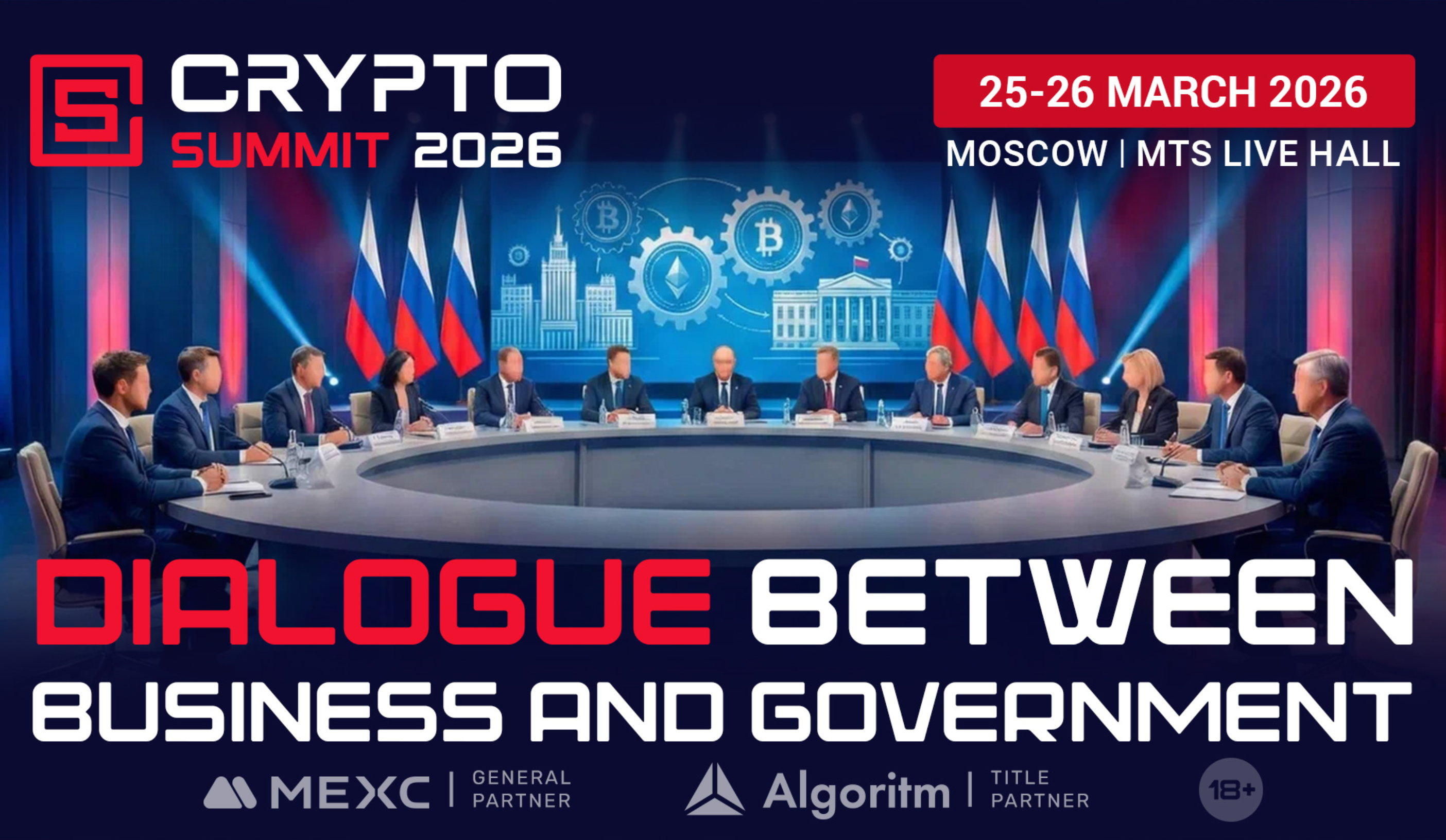 Cover Image for VIII Crypto Summit 2026 to Host Dialogue Between Crypto Industry and Russian Government Representatives