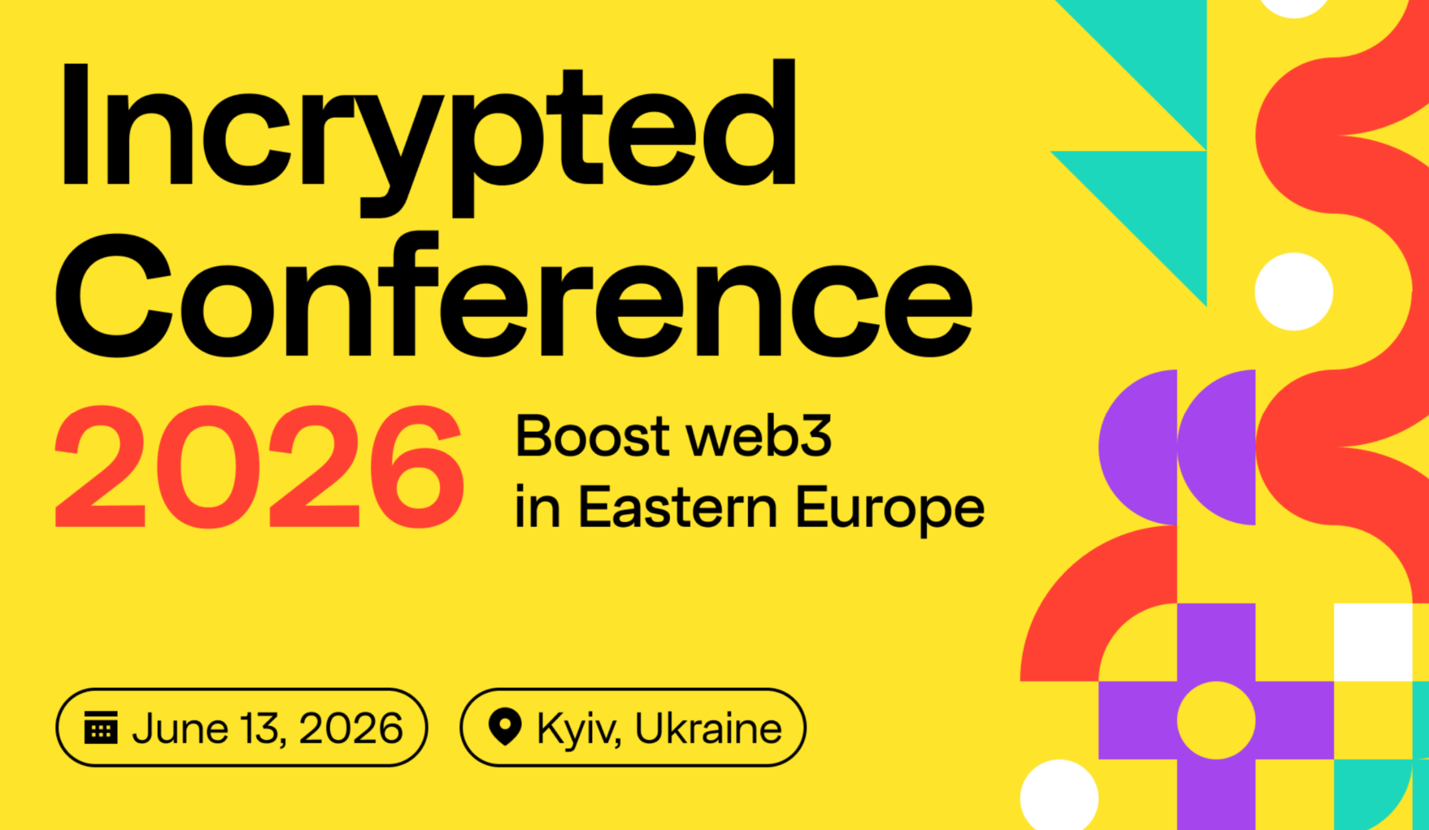 Incrypted Conference 2026：烏克蘭頂級加密貨幣活動今年六月重返基輔