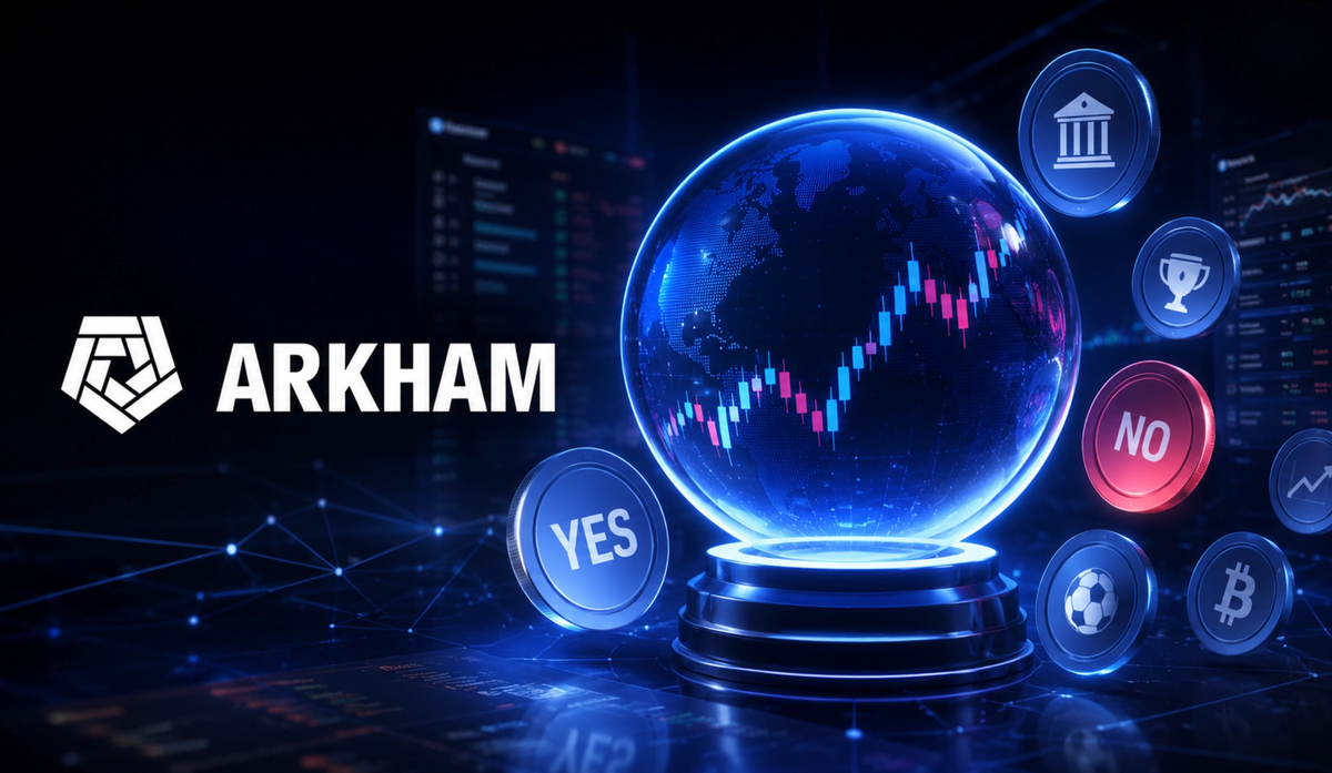 Cover Image for Arkham Launches Prediction Markets Analytics as Polymarket and Kalshi Trading Surges