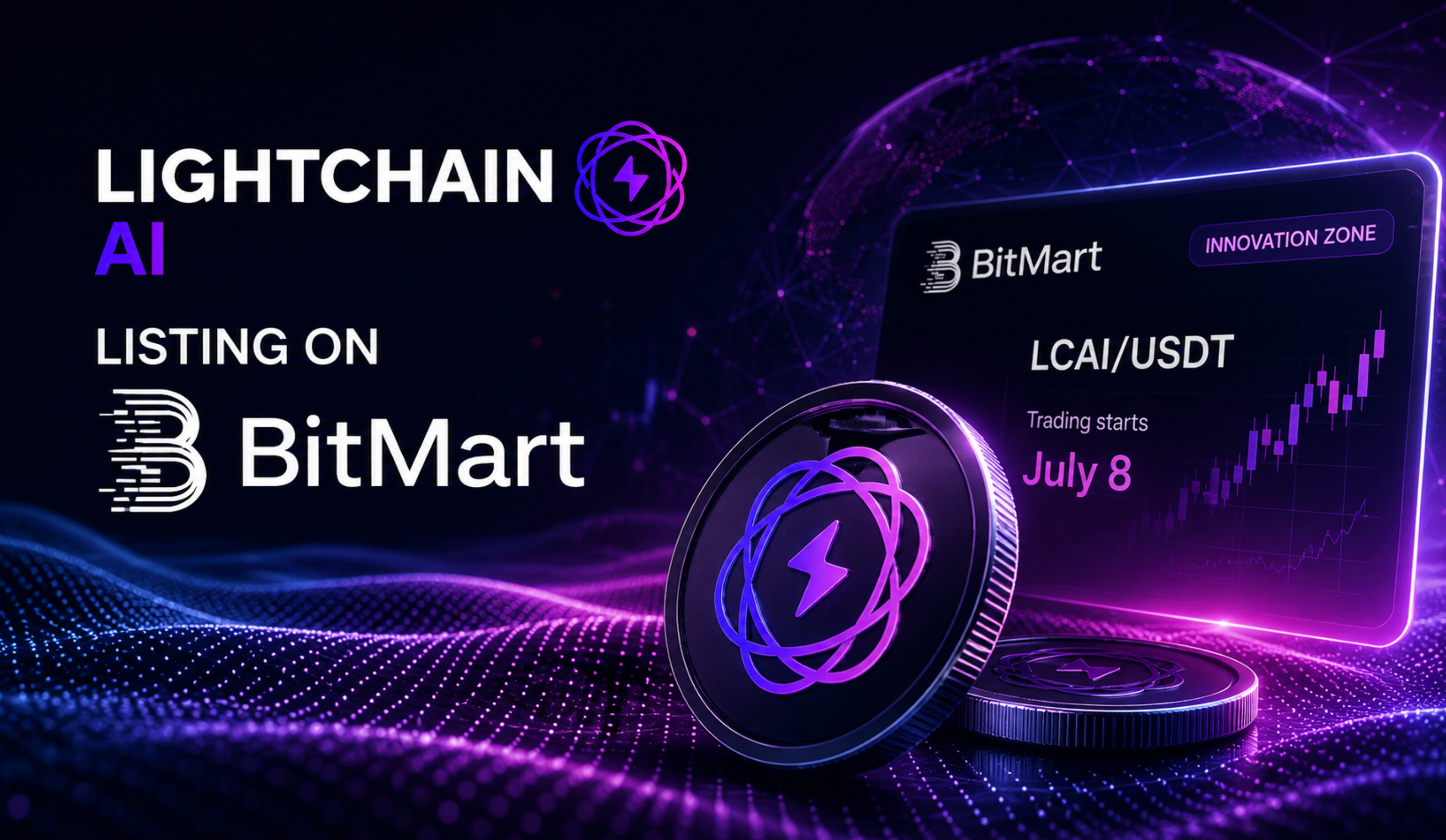 Cover Image for Lightchain AI to Launch Trading on BitMart After DAO Approved $30,000 Fee