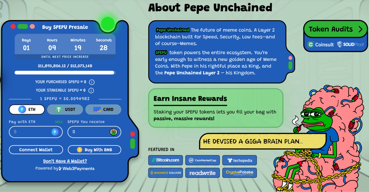 Cover Image for Pepe Unchained Presale: Red Flags and Potential Scam in the $73M Crypto Token Sale