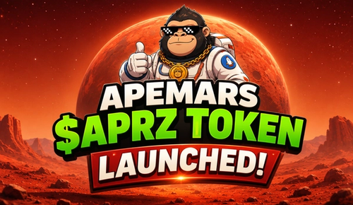 ApeMars Launches $APRZ Token Following $518,000 Presale, Price Crashes 99.95% After Claims Open