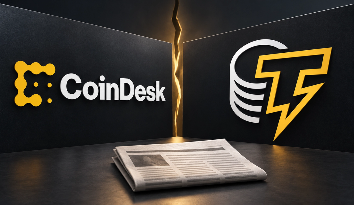 Cover Image for CoinDesk Reports Cointelegraph Is Seeking a Buyer After Traffic Collapse, Cointelegraph Denies Sale