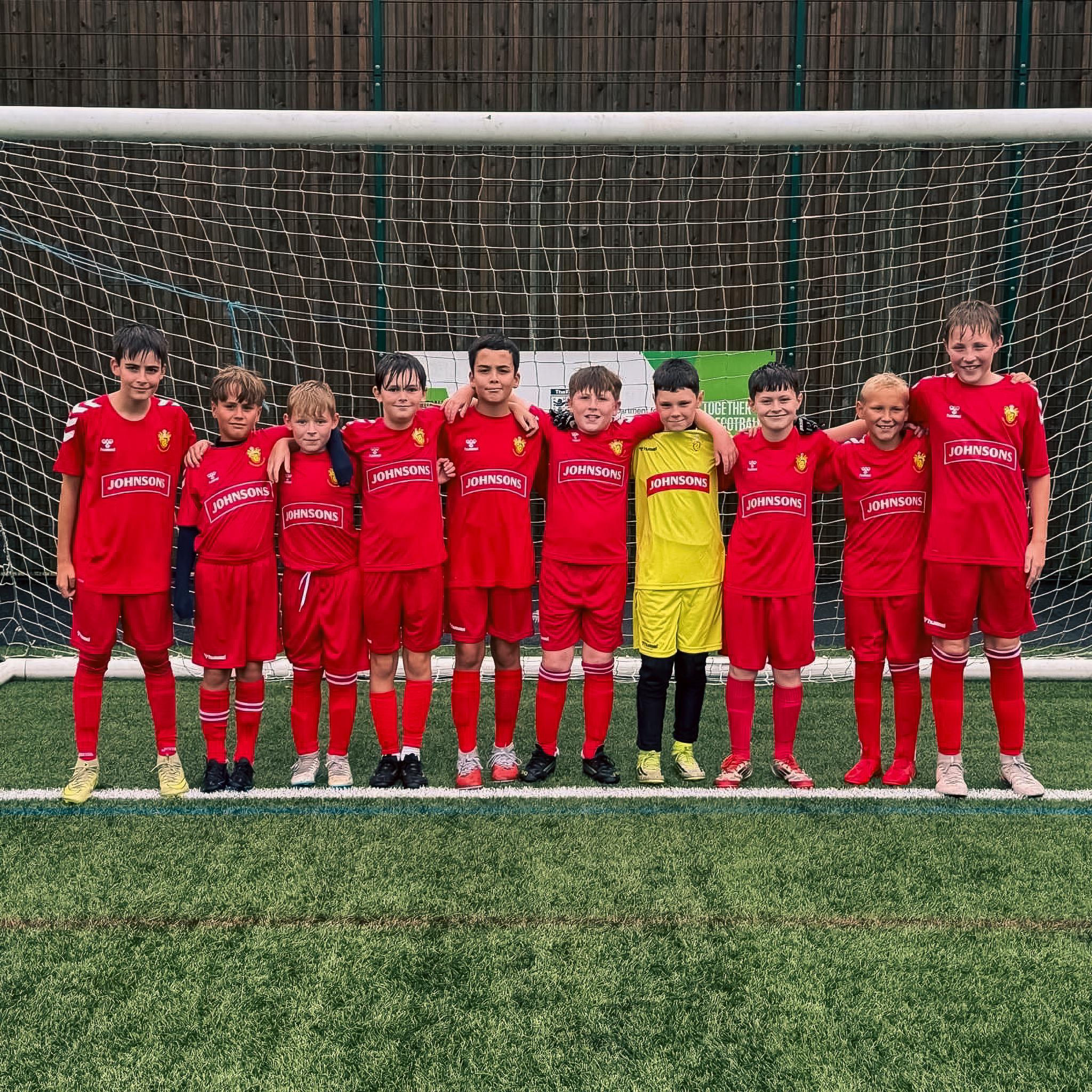 Richmond Town FC U12 Football Players