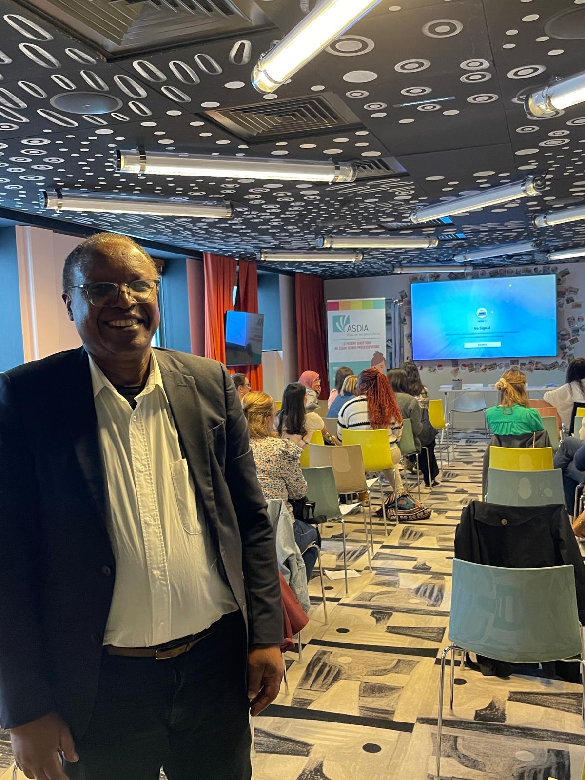 Le Président de Belle Vie Santé pour Tous à la réunion des experts en diabétologie à Paris La Défense