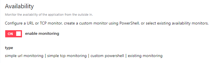 Enterprise Applications - How to configure an availability test ...