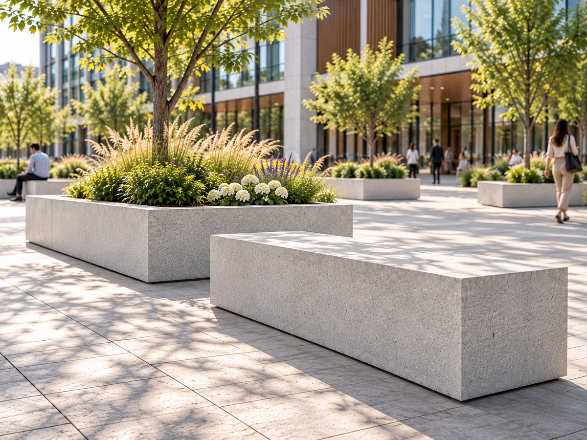 Mobilier Urbain en béton - Silitech