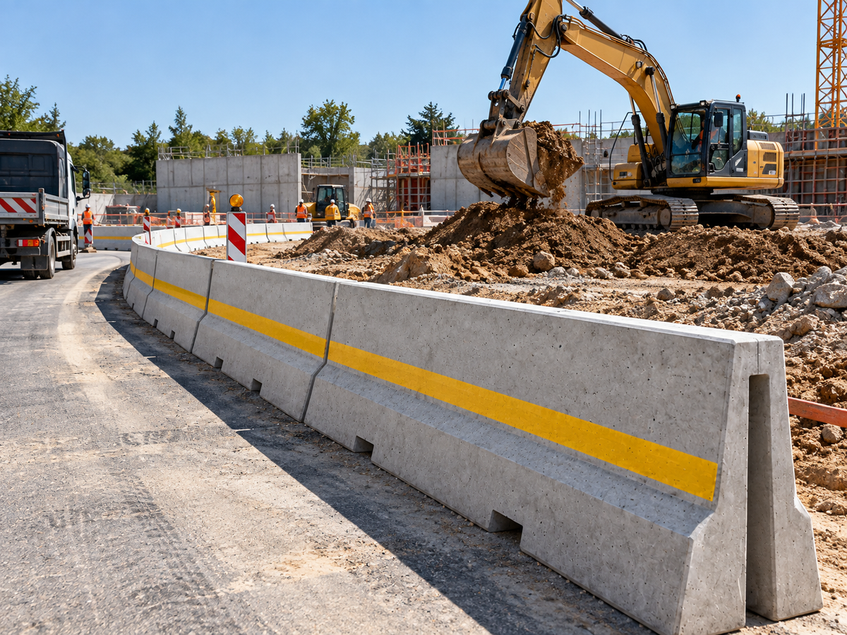 Glissières sur Chantiers et zones de travaux - SILITECH