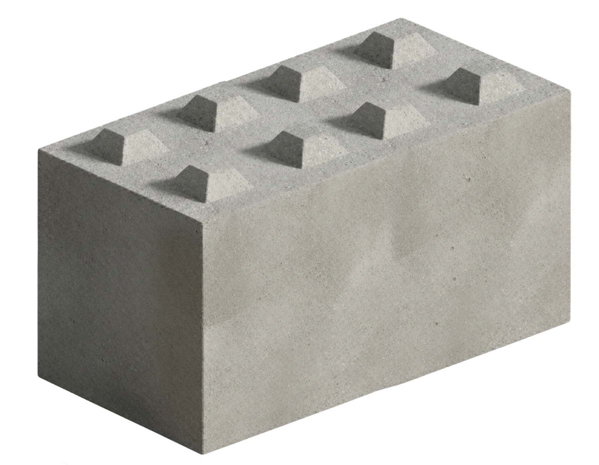 VBloc, bloc béton modulaire empilable à picots