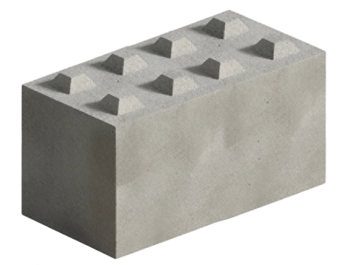 VBloc, bloc béton modulaire empilable à picots