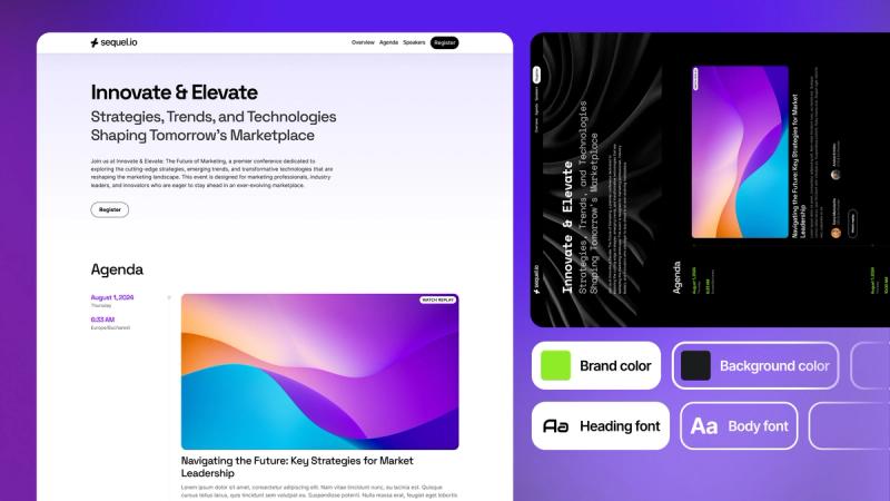 Create a Virtual Conference using our WordPress Template