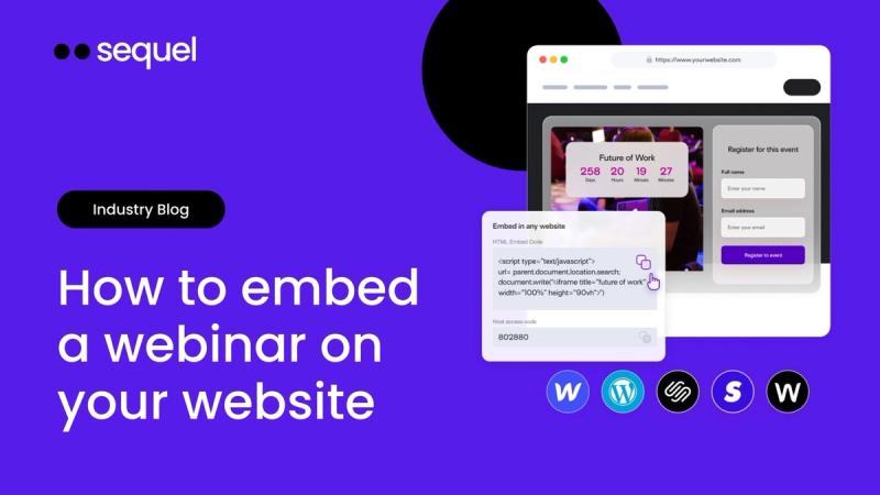 How to Embed a Webinar on Your Website in 2026