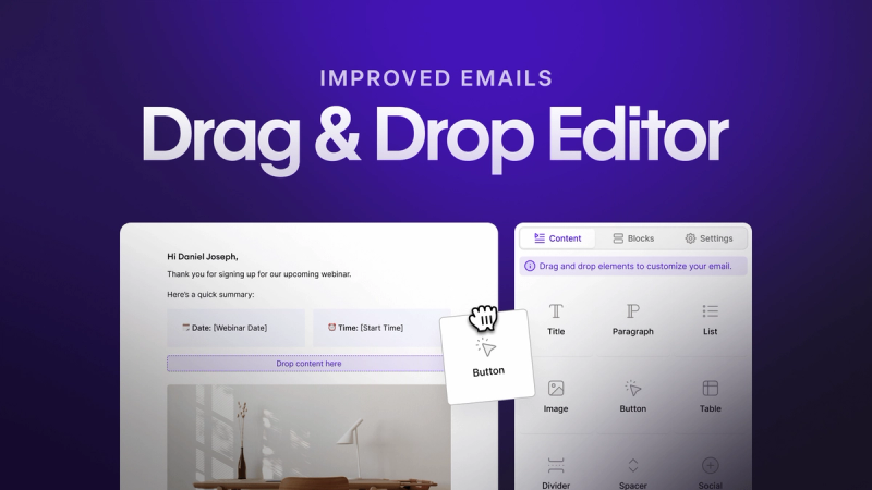 Drag-and-Drop Email Editor