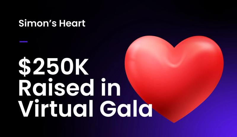 Simon's Heart braves donation season and raises $250K in one evening with a fully virtual gala