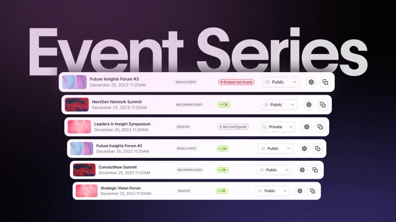 Event Series